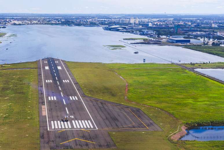 aeroporto Salgado Filho enchente