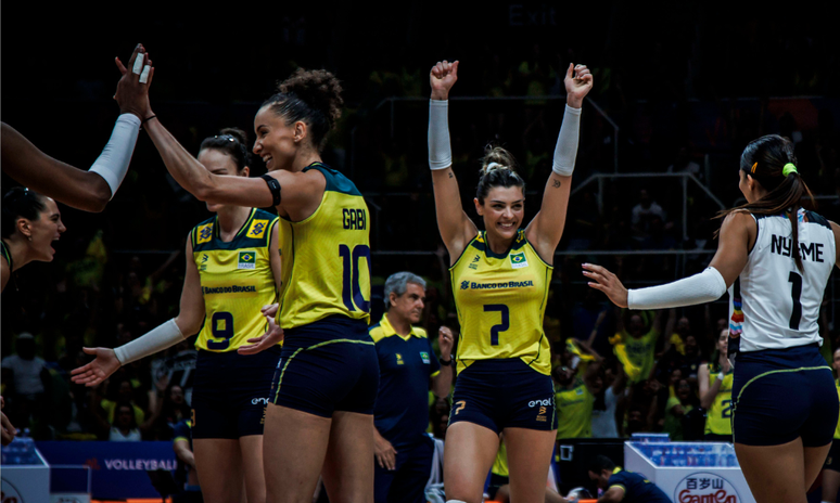 Brazil dominates Serbia and closes the first stage of the VNL with 100%