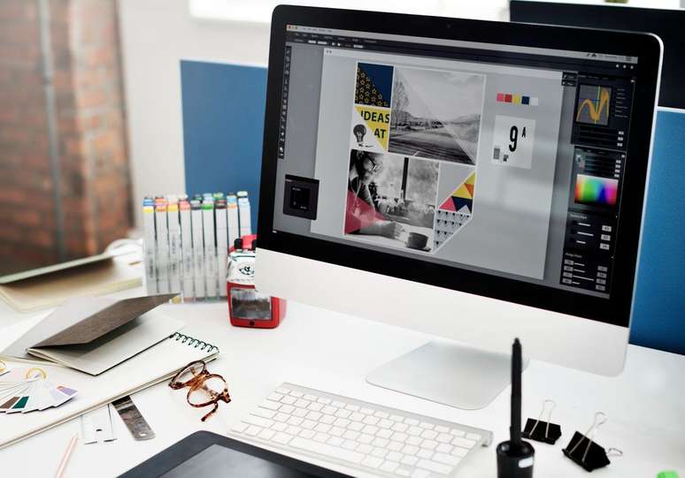 Crie um portfólio de design gráfico bem estruturado para chamar a atenção de potenciais clientes ou empregadores (Imagem: Rawpixel.com/Freepik)