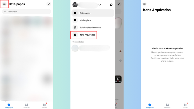 How to access archived Messenger conversations (Image: Screenshot/Bruno De Blasi/Canaltech) How to access archived Messenger conversations (Image: Screenshot/Bruno De Blasi/Canaltech)