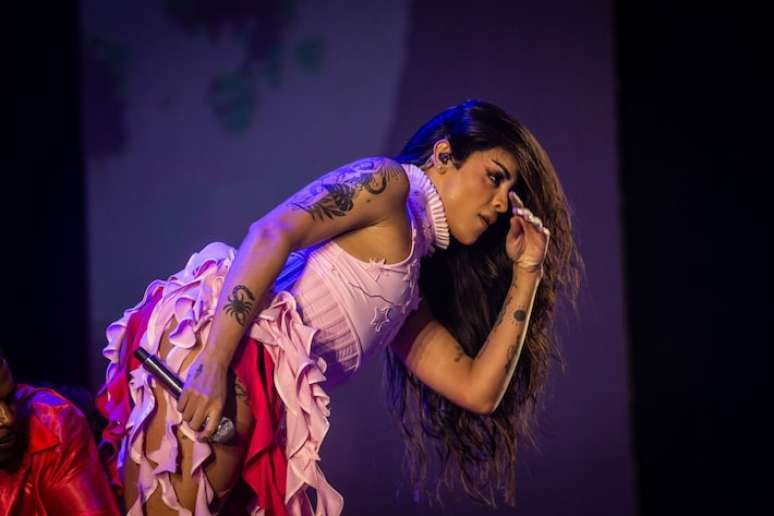 Show da cantora Pabllo Vittar durante a Virada Cultural 2024.