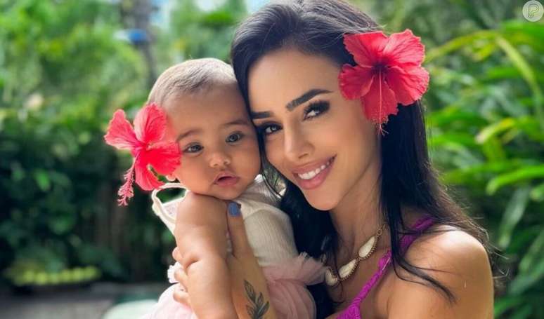 Bruna Biancardi tem babá? Influenciadora explica segredo para viajar com Mavie, sua filha com Neymar.