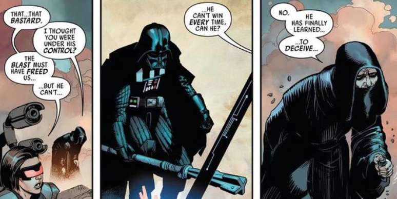 Darth Vader invadindo Exegol (Imagem: Reprodução/DC Comics)