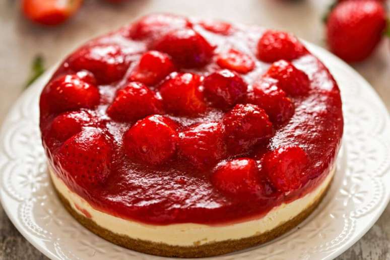 Cheesecake de morango