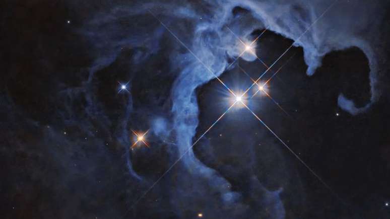 Versão completa da imagem do Hubble do HP Tau