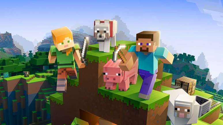 Minecraft é um dos jogos que fará uso da inteligência artificial Copilot para dar dicas aos jogadores