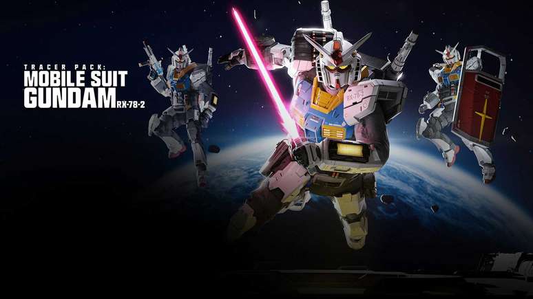 Tracer Pack: Mobile Suit - RX-78-2 Gundam é um dos pacotes do anime que estarão à venda em Call of Duty