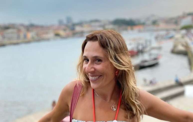 Tatiana Nascimento trocou a correria na reportagem e a tensão no estúdio de TV por uma vida mais prazerosa em Portugal