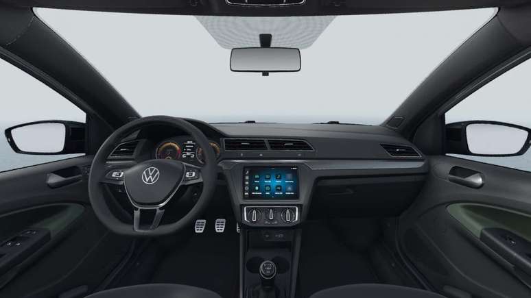Linha 2025 do Volkswagen Saveiro ganhou nova central multimídia de 9"