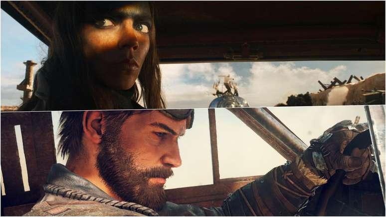 Filme de Furiosa e jogo de Mad Max trazem conexões (Imagem: Reprodução/Warner Bros, Avalanche Studios)