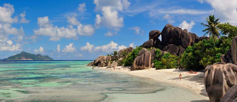 Esta paisagem, em Seychelles, corre o risco de ficar submersa nos próximos 40 anos