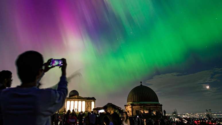 A aurora boreal pôde ser recentemente observada em algumas partes do planeta
