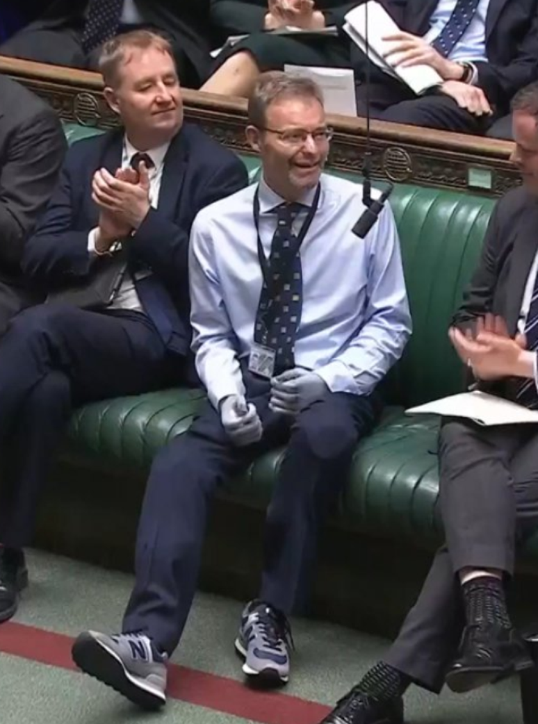 Craig Mackinlay voltou ao Parlamento britânico esta semana