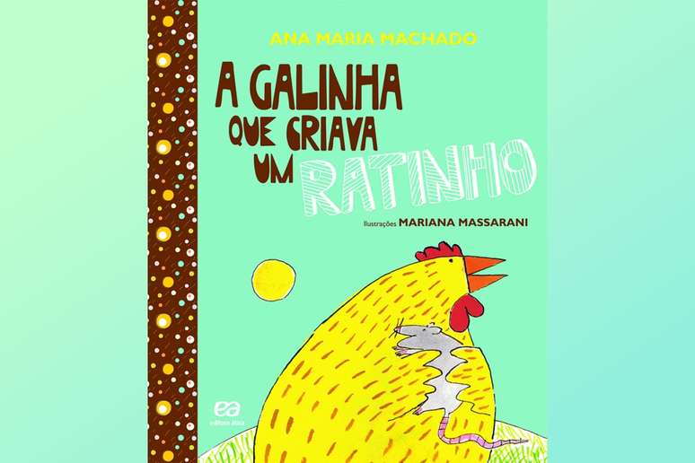 “A Galinha que Criava um Ratinho” conta as aventuras de um galo e uma galinha que criam um ratinho 