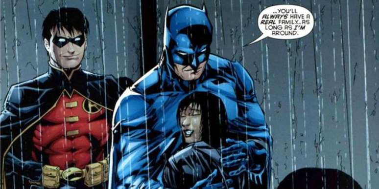 Cassandra Cain também foi adotada por Bruce Wayne como parte da BatFamília (Imagem: Reprodução/DC Comics)