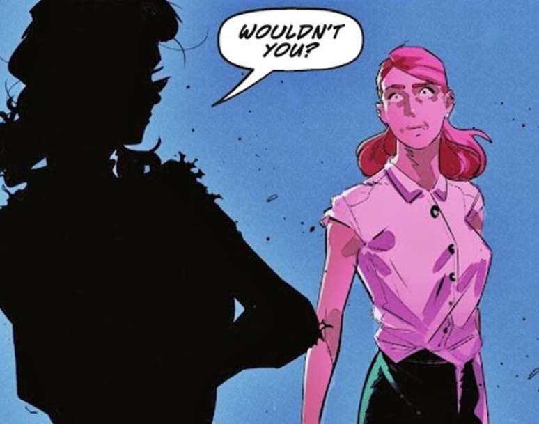 Victoria preenche o perfil de um tipo de vilão que a DC gosta de empoderar contra os heróis: humana, cheia de recursos, burocrata, influente e cheia de informações sobre os meta-humanos (Imagem: Reprodução/DC Comics)