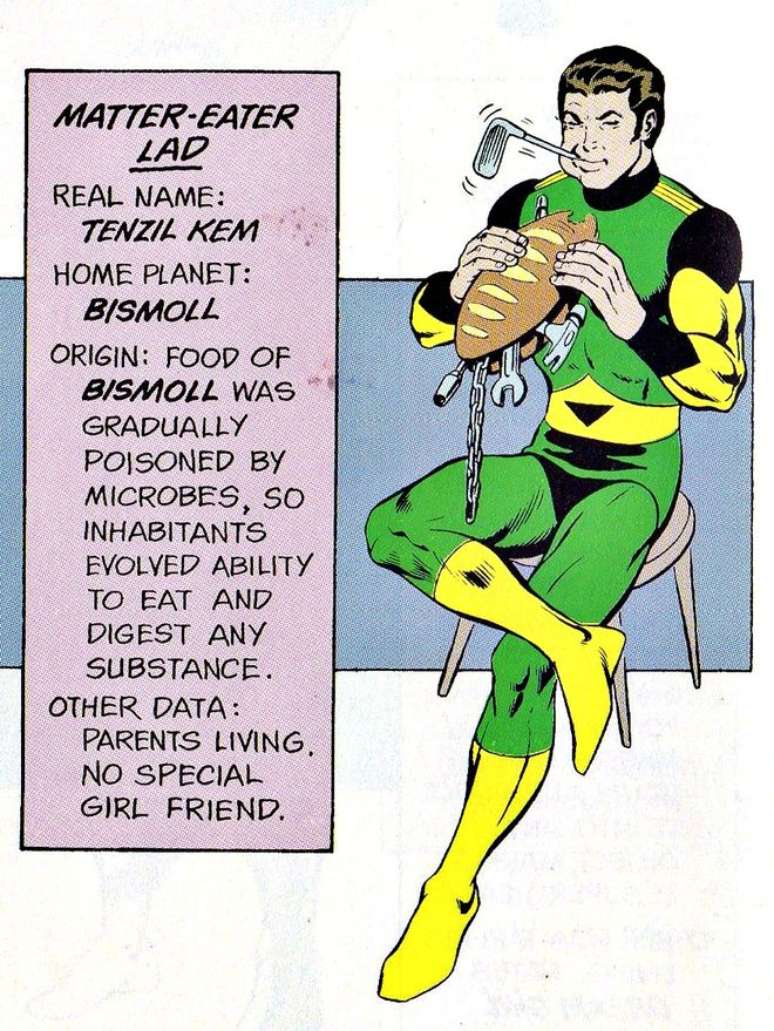 O Rapaz Come-Tudo sempre foi ridicularizado na DC (Imagem: Reprodução/DC Comics)