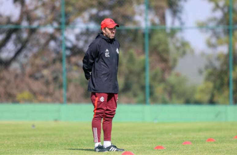 Foto Ricardo Duarte/Internacional - Legenda: Coudet diz que o Inter precisa de muita inspiração na retomada do futebol