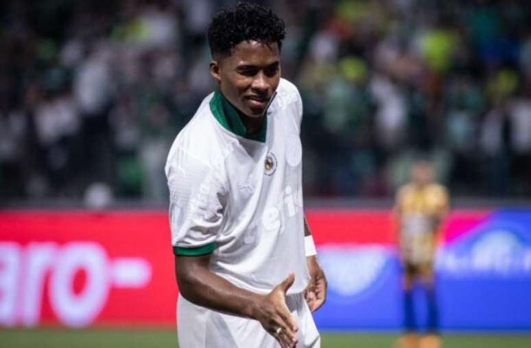 João Loureiro/Ag.Paulistão - Legenda: Endrick terá o seu último encontro com a torcida do Palmeiras