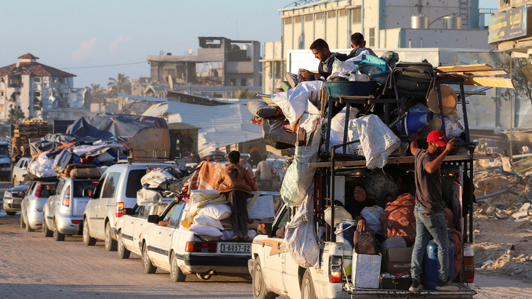 Seguindo as instruções de Israel, muitos habitantes de Gaza deixaram Rafah