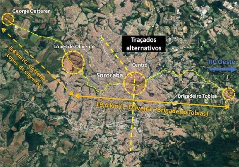 VLT Sorocaba contará com 25km de extensão e 13 estações