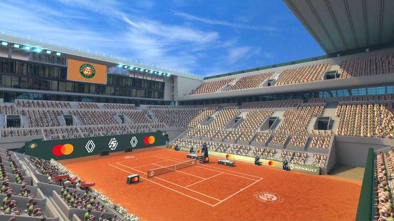 Torneio virtual de Roland-Garros té realizado no jogo mobile Tennis Clash