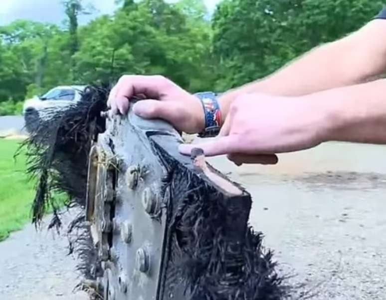 Material foi encontrado em uma trilha na Carolina do Norte