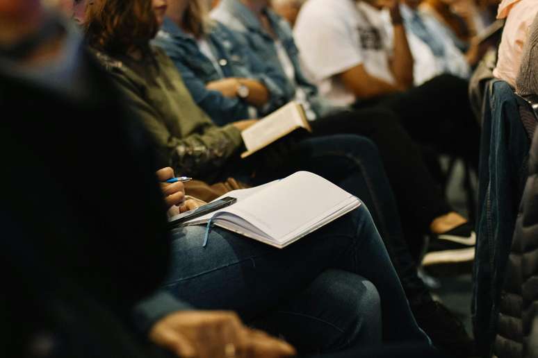 Alunos em sala de aula 