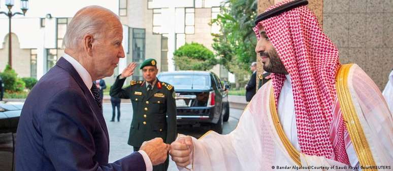 Presidente Joe Biden e príncipe Mohammed bin Salman em 2022: começo de uma bela amizade?