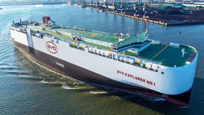 BYD takes 5,500 cars to Brazil on giant ship to avoid taxes