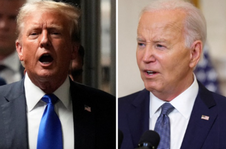 Biden tem 2 pontos de vantagem sobre Trump após condenação de republicano, aponta pesquisa Reuters/Ipsos