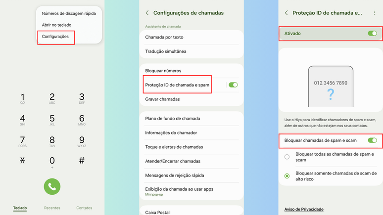 How to block unwanted calls on Samsung cell phones (Image: Screenshot/Bruno De Blasi/Canaltech) How to block unwanted calls on Samsung cell phones (Image: Screenshot/Bruno De Blasi/Canaltech)