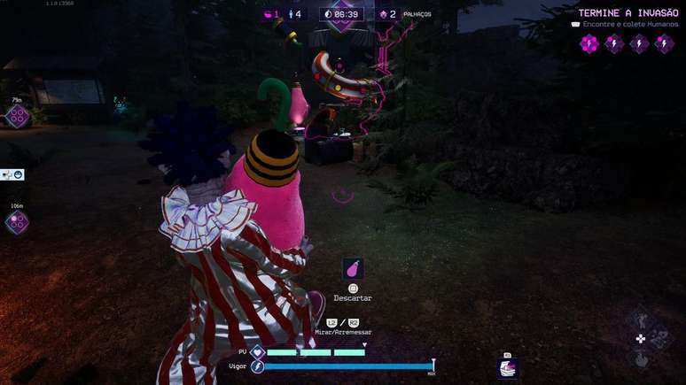 In Killer Klowns From Outer Space, the clowns' goal is to cause Clowncalypse with cotton candy cocoons (Image: Screenshot/Durval Ramos/Canaltech) In Killer Klowns From Outer Space, the clowns' goal is to cause Clowncalypse with cotton candy cocoons (Image: Screenshot/Durval Ramos/Canaltech)