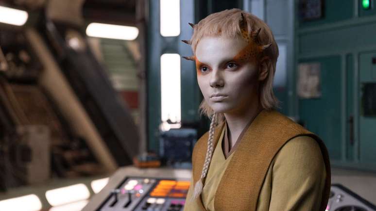 Jecki Lon is Master Sol's padawan in The Acolyte (Image: Lucasfilm) Jecki Lon is Master Sol's padawan in The Acolyte (Image: Lucasfilm)