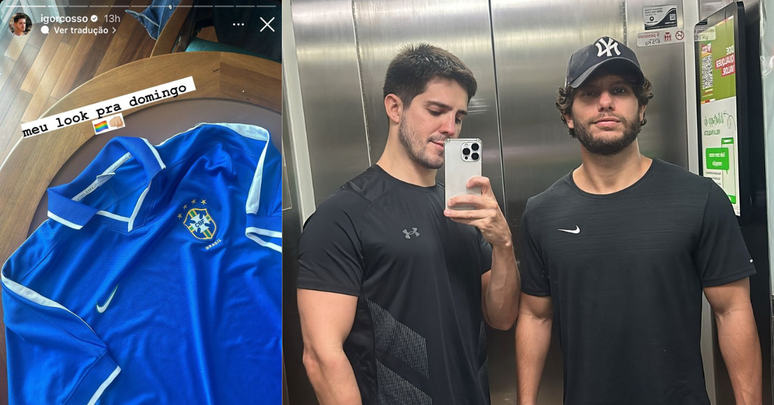 Ator mostrou camisa que usará na Parada