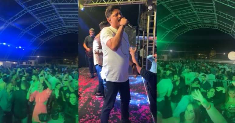 Dupla sertaneja Felipe e Matheus faz show lotado ap&oacute;s viralizar com plateia vazia.