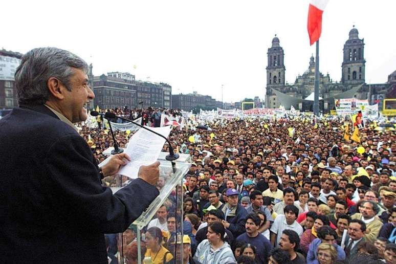 López Obrador tem uma carreira política de mais de 40 anos