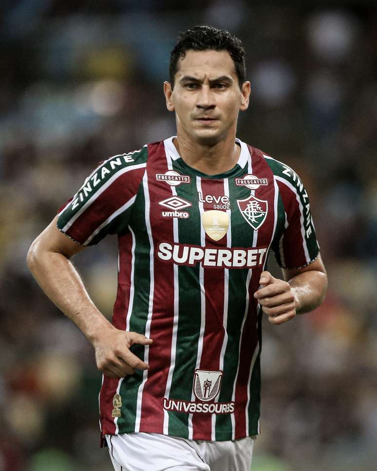 ganso em foco correndo após o gol, de empate do juventude FOTO DE MARCELO GONÇALVES / FLUMINENSE FC