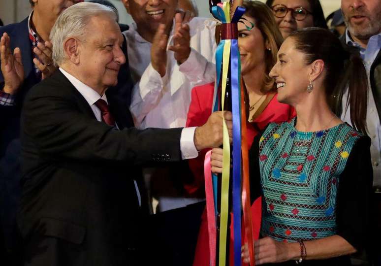 A candidata presidencial Claudia Sheinbaum representa a continuidade do projeto político do governo AMLO