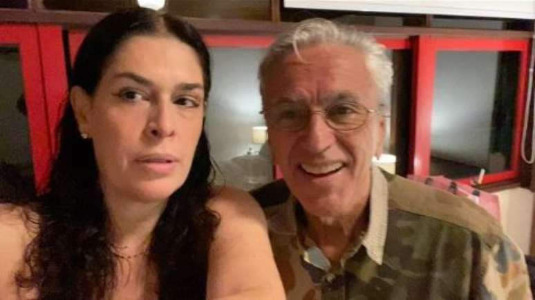 Caetano Veloso e Paula Lavigne