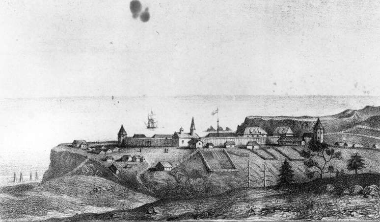 Os russos estabeleceram o Forte Ross onde hoje é a Califórnia