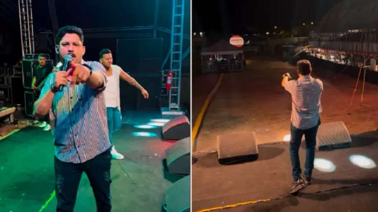 The famous country duo lets off steam after the show to a truly empty audience