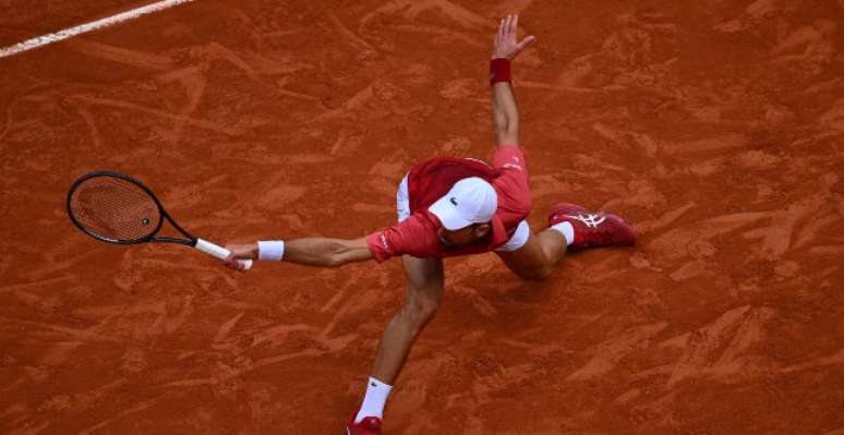 Djokovic em Roland Garros /