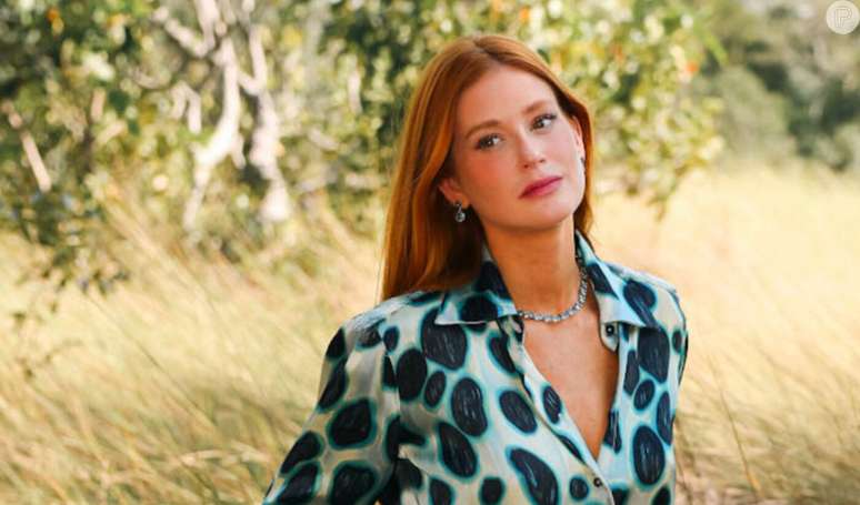 Marina Ruy Barbosa monta look de R$ 7 mil com animal print exótico em viagem ao Pantanal. Veja detalhes!.