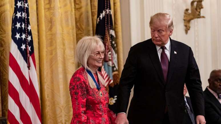 Miriam Adelson e Donald Trump