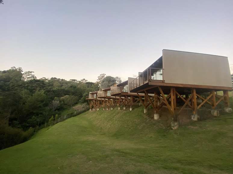 A Villa Langma é composta por quatro casas idênticas - o que mudam são detalhes da decoração