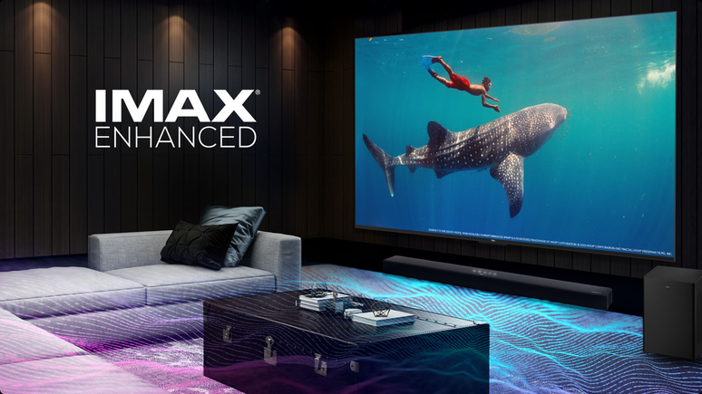 TV tem suporte para IMAX Enhanced (Imagem: Divulgação/TCL)