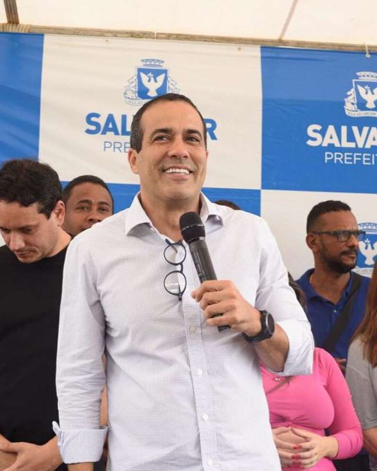 Bruno Reis é prefeito de Salvador e pré-candidato à reeleição; gestão é aprovada por mais de 70% dos moradores da capital baiana, diz Paraná Pesquisas