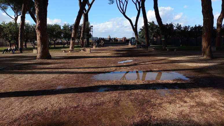 Outra do Giardino degli Aranci, o pedaço mais fotogênico do Aventino