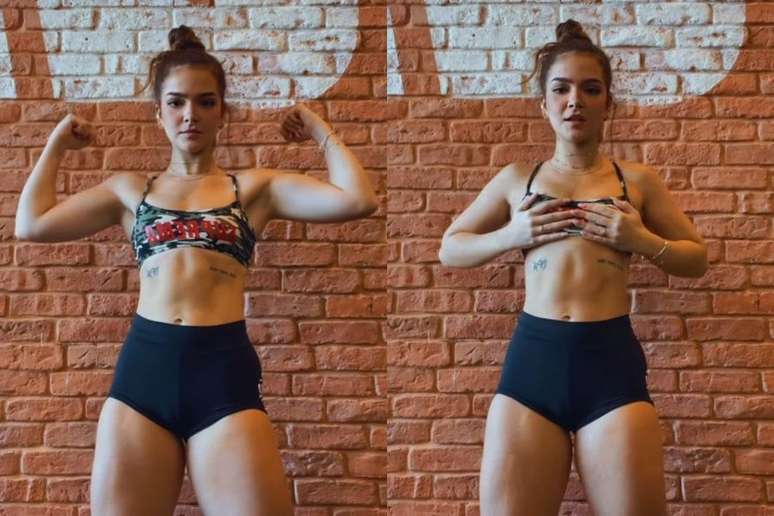 Mel Maia undergoes a radical change to define her body and impresses the web
